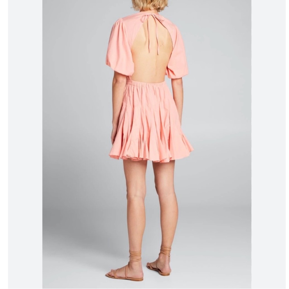 RHODE Molly Open-Back Godet Dress - Picture 2 of 7